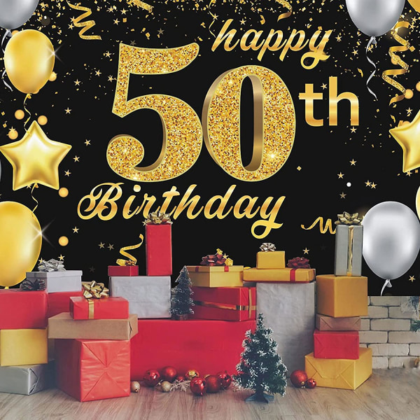 50 år födelsedag dekoration - 50 män och kvinnor födelsedag dekoration