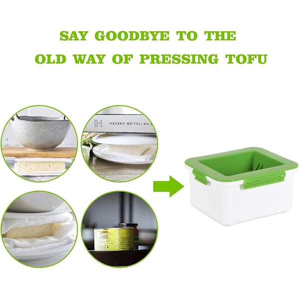 Tofu Press och enkelt ta bort vatten från Tofu för mer utsökt, bättre smak och konsistens