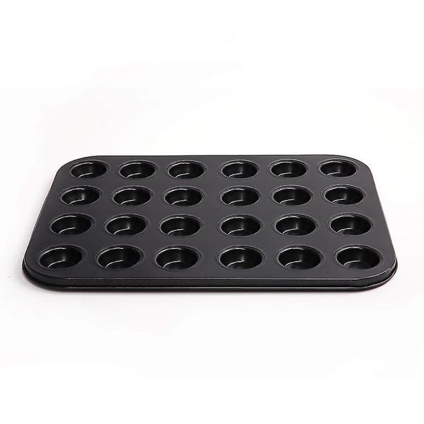 2 st Non-stick kakform 24 hål med kolstål bakrund form