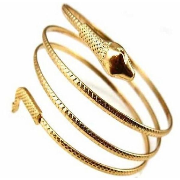 Ghyt guld armbånd armbånd kvinders slange arm wrap justerbar