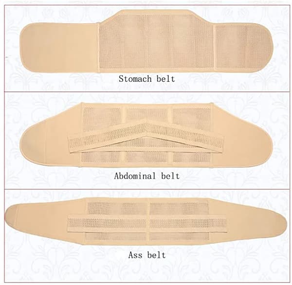 3 i 1 Postpartum Belly Girdle - Hög Elastisk Postpartum Girdle Typ B