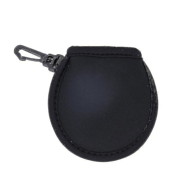 Golfballrensepose, bærbar lomme til golfballvaskerpose 4 stk, svart) Th