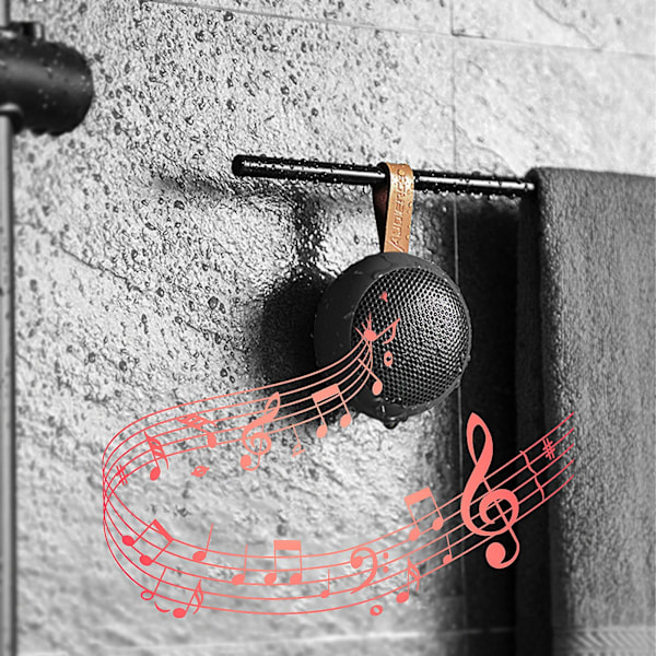 Bluetooth Liten Högtalare Utomhus Mini Bärbar Vattentät Badrum Ljud Subwoofer Med Långvarig Surround Ljudeffekt
