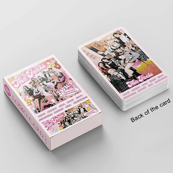 TWICE Foto Cards 55 STK TWICE LOMO Cards THE FEELS Nytt Album Foto Cards Present till Fans Dotter TWICE Merch