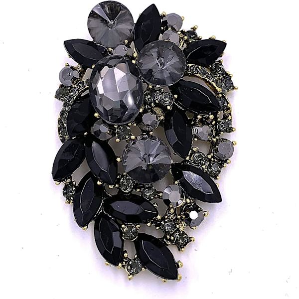 WABJTAM Rhinestone Statement Brossi Pin Kukka Mekko Asuste