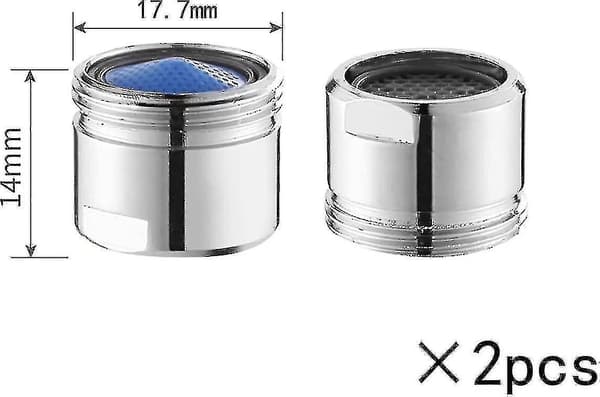 Vannbesparende filter for springkran M18, springkranlufter, springkrantilbehør 18 mm universal dyse, for bad og kjøkkenvask (flekk