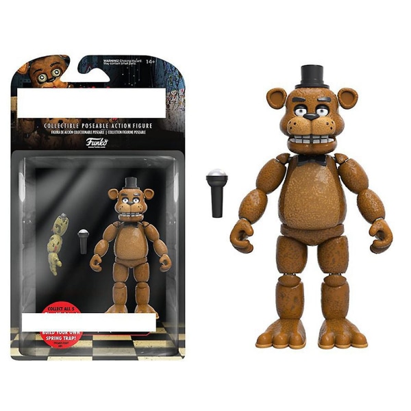 Five Nights At Freddy's Funko Game FNAF Action Mini Figurer Leksak Bonnie Foxy Leksaker（B）