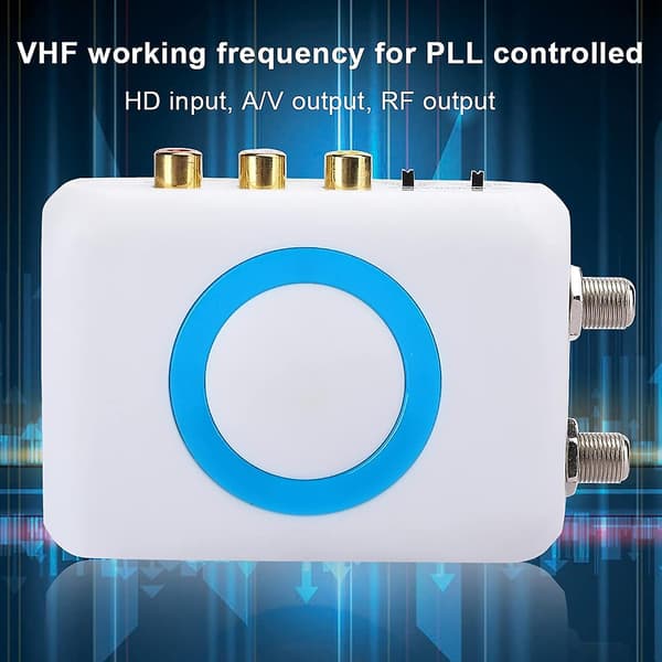Högdefinitions Rf Video Hd Modulator,hdm66 Abs Professionell Bärbar Flexibel Pal/ntsc Format Utmatning Högdefinitions Rf Video Hd Modulator