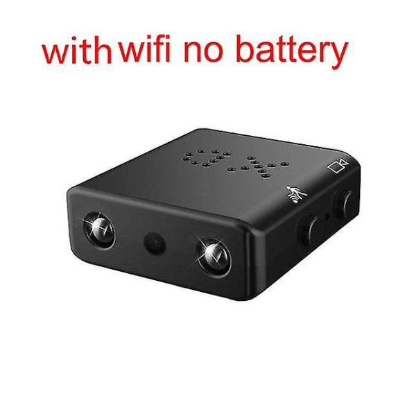 Xd Wifi Säkerhetskamera Micro Secret Camera Full Hd 1080p Rörelsedetektering Video Röstinspelning utan endast batteri Camera_e