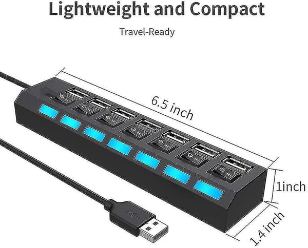 Usb 2.0 Hub, 7-port
