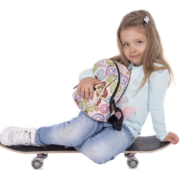 2024, bedårande 10" Mini Bag Ryggsäck för flickor Barn & Vuxna (munkar)