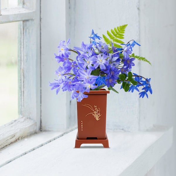 1 set enkel orkidéplanterare kreativ trädgård blomkruka hem prydnad
