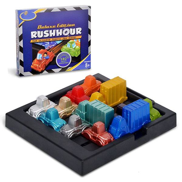 Pedagogiska leksaker för barn, American Racing Time Rush Hour Car Huarong Road Logiskt tänkande Resonemang Bordsspel