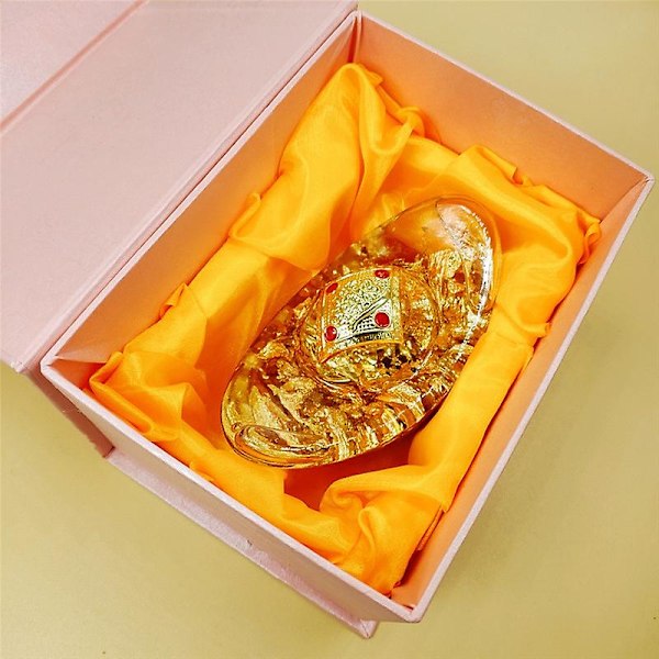 1 st Simulerat Guld Ornament Skrivbordsdekoration Guldtacka Hantverk Guldtacka Dekoration
