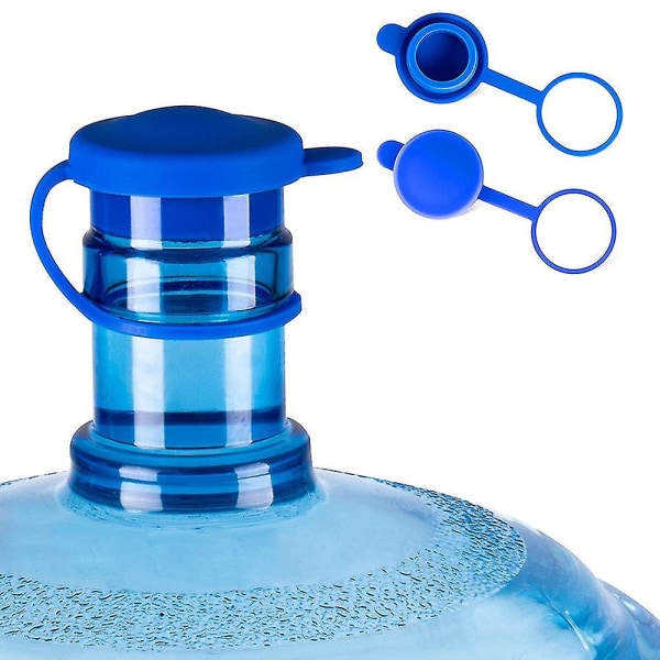 1/4 st Office Anti-dropp återanvändbara vattenflaskkapsyler Inget spill Topplock Cover Vattenkanna cap för 55 mm flaskor（4st）