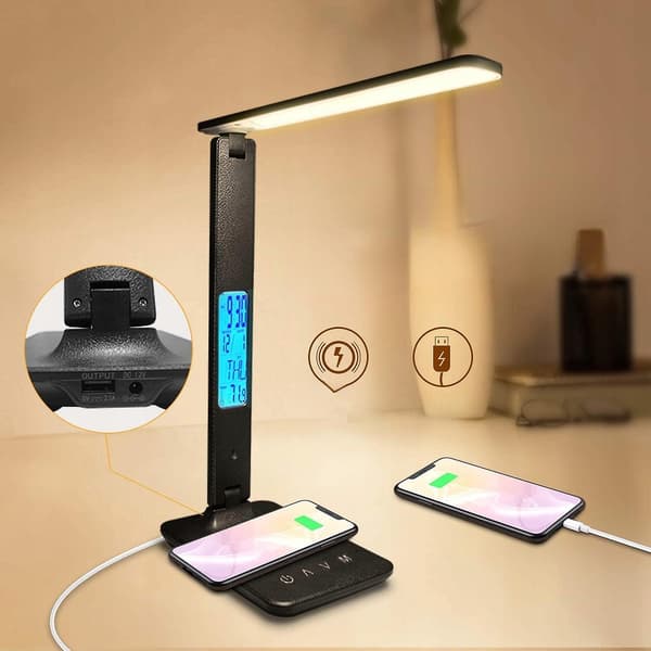 Barnens skrivbordslampa. Usb. Evighetskalender（B）