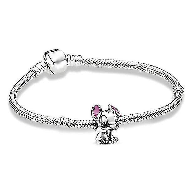 Pandora Sølv Sterling Disney Lilo Stitch Charm Armbånd Charm Argent