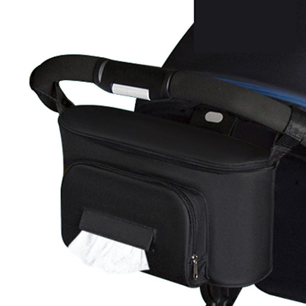 Barnvagnsväska Organizer Väska Soild Färg Mama Vagn Buggy Barnvagn Korg Krok Ryggsäck Barnvagn