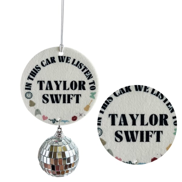 Taylor Swift Ornament Car Decor Aromaterapi Film Garderobe Deodorizer Pendant