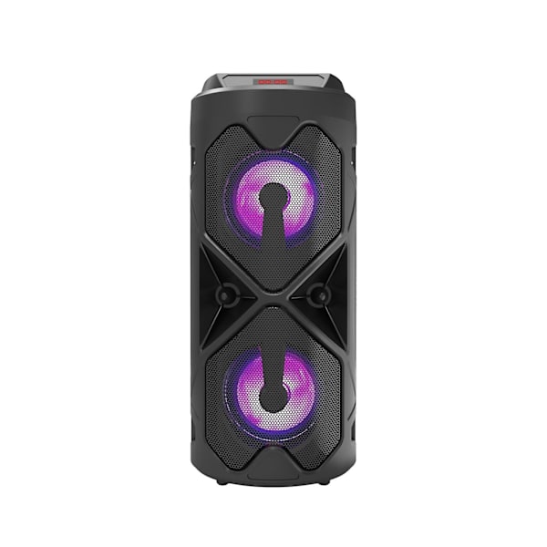 Bluetooth-högtalare, trådlöst bärbart Bluetooth-stereoljud med lampor, danshögtalare utomhus plug-in-kort högpresterande subwoofer