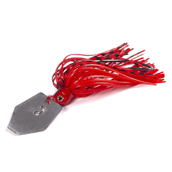 6 STK Jig-fiskelokker med blader - Multifarge-bassfiskelokkesett, fiskeagnsett, vibrerende spinneragn
