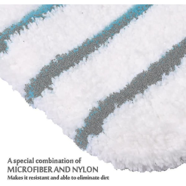 5 tvättbara mikrofiberkuddar för Black & Decker ångmoppar