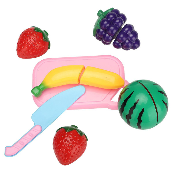 6 stk/sett Simulering Plast Frukt Grønnsaker Barnekjøkken Leker for barn Lat som leke