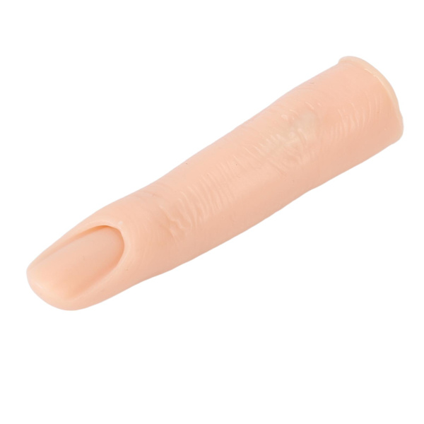 5 st flexibla silikonövningsfingrar för tatuering DIY akrylnaglar övning flexibla leder nagelfingermodeller (hudfärg)