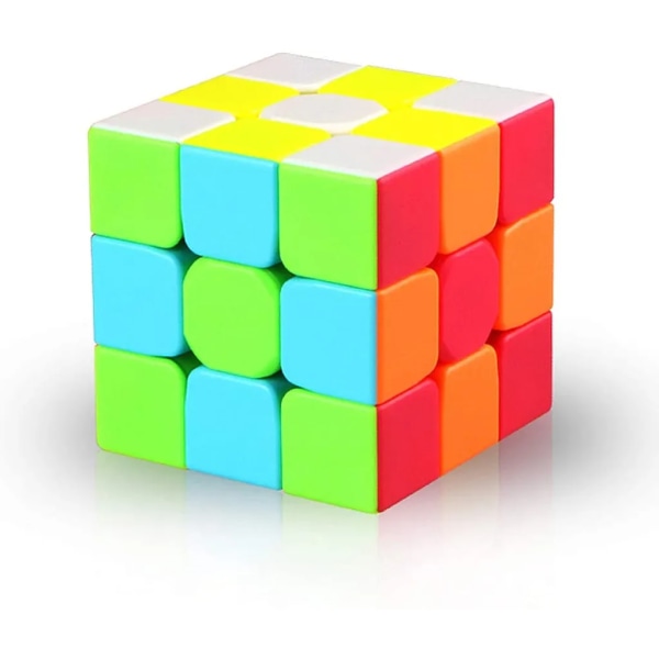 Rubik's Cube 3x3 No Stickers - 3D-pussel för barn