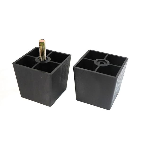 Soffa Ben Square Plast Soffa Ben Möbel Ben Höjningsset 4 st (4 stycken Svart)