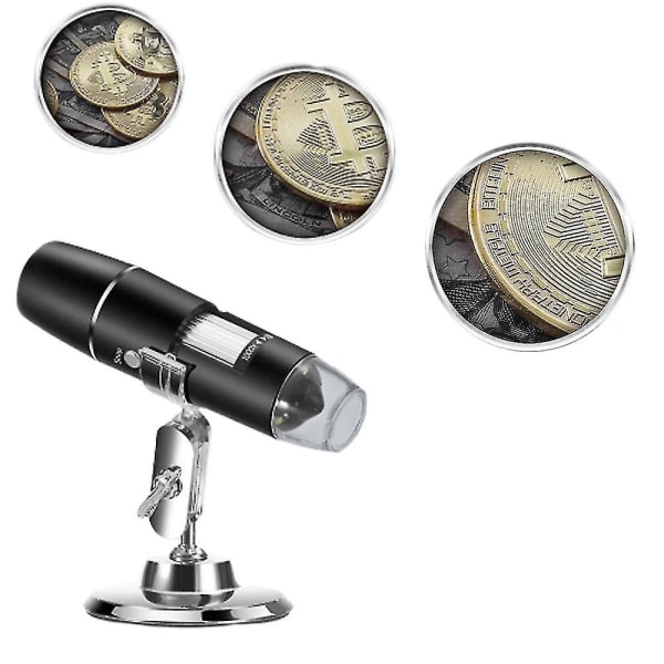 USB Digital Microscope HD Industriel elektronisk skrivebordsforstørrelsesglas Håndholdt forstørrelsesglas