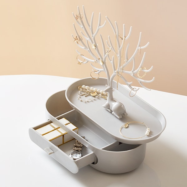Smykke Stativ og Organizer | Smykke Henger | Smykke Oppbevaring | Smykke Organizer | Smykke Stativ (Hvit)