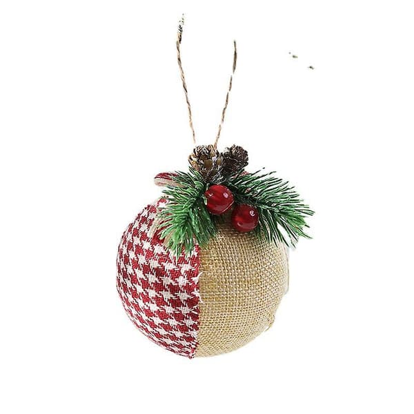 12 stycken rustika julgranspynt
