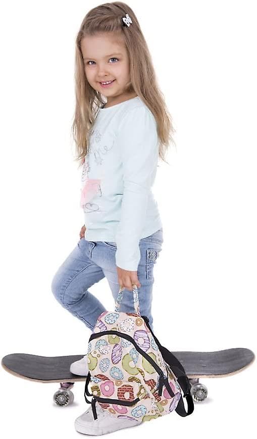 Bedårande 10\" Mini Bag Backpack För Flickor Barn & Vuxna (donuts)