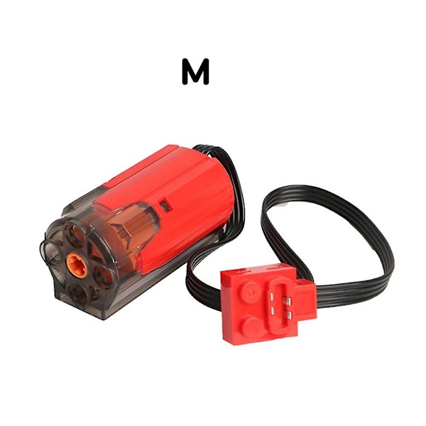 DIY Byggsten Motor för Power Functions Elektrisk Monterad Byggsten Del för MOC High-te - Sfygv