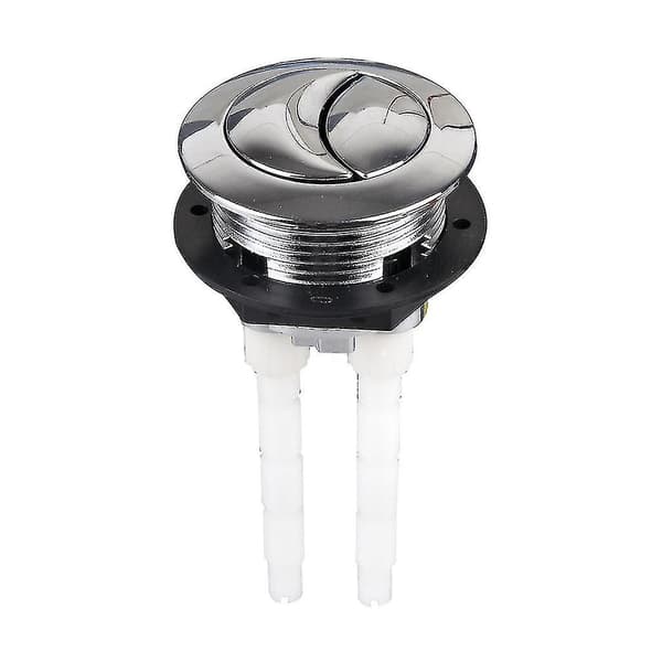 Universal toalettknapp Enkelt/dobbel knapp spylesystem erstatning passer 38mm-e