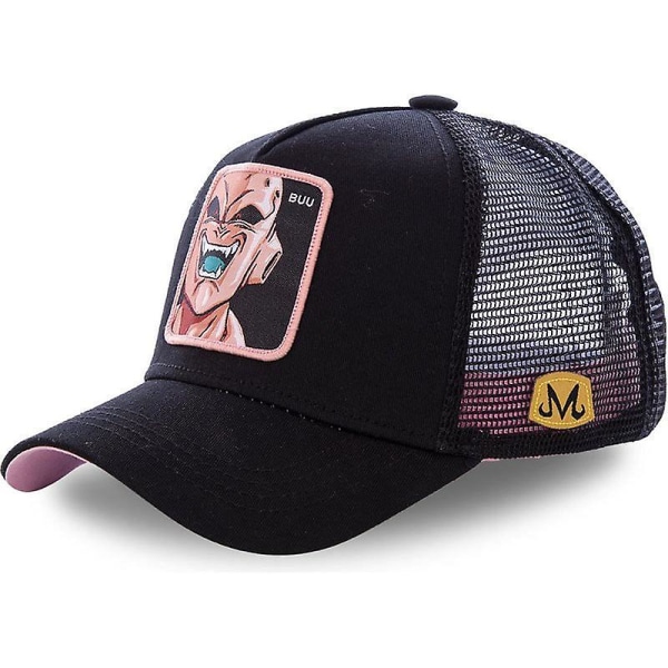 Anime Character Patch Baseball Cap Mesh Andningsbar Sports Trucker Hat Justerbar Unisex Dad Hats（BUU）