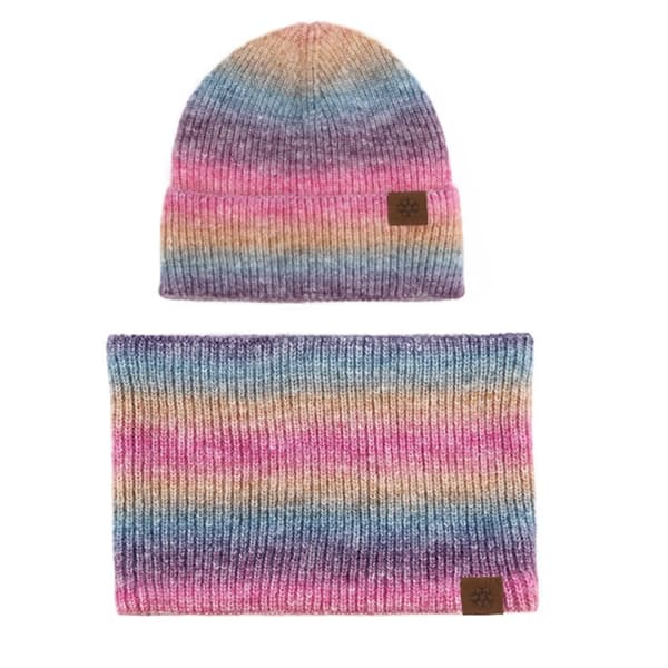 Vintermössa vinterscarf beanie stickad mössa för kvinnor med fleecefoder