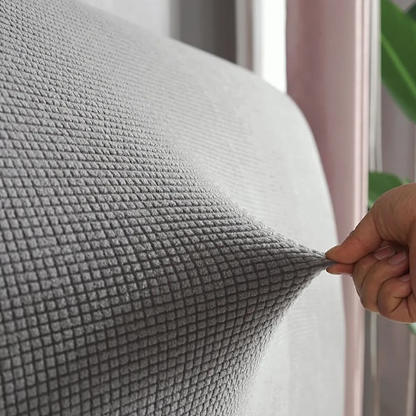 Mjuk stretch dammsäker, dammsäker skyddande överdrag för klädd sänggavel, (2,0 meter [lämplig för 1,9-2,1 meter sänggavel])