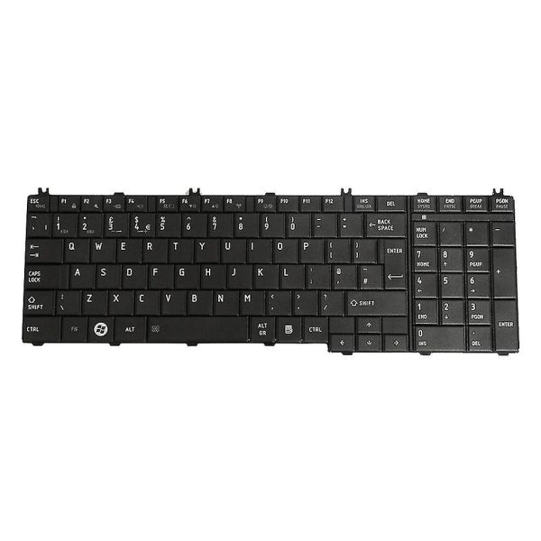 Udskiftning engelsk tastatur til Toshiba C650 L650d L660 L655 L650 C655 bærbar computer