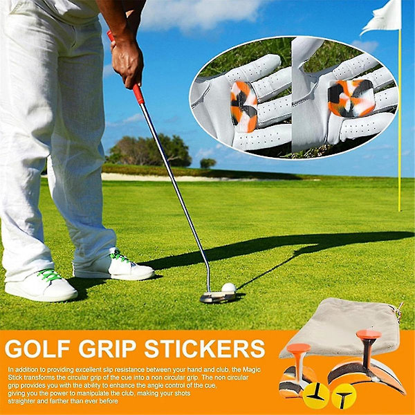 Golf Finger Tape Anti Slip Golf Grip Friction Stickers Forbedret grep Trening Sklisikker grep Styrkehjelp for golfhanske