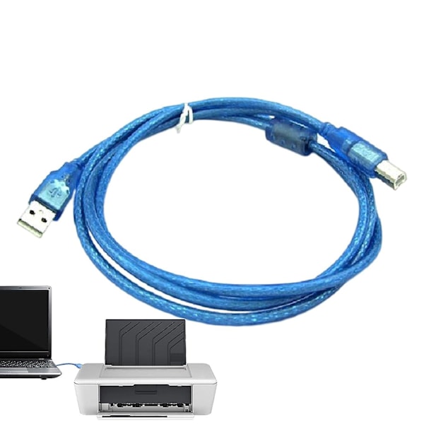 Usb 2.0-skrivarekabel, usb 2.0 A-hane till B-hane skannerkabel - 1,5 meter skrivarekabeladapter designad för Usb B 2.0-skrivare, skannrar