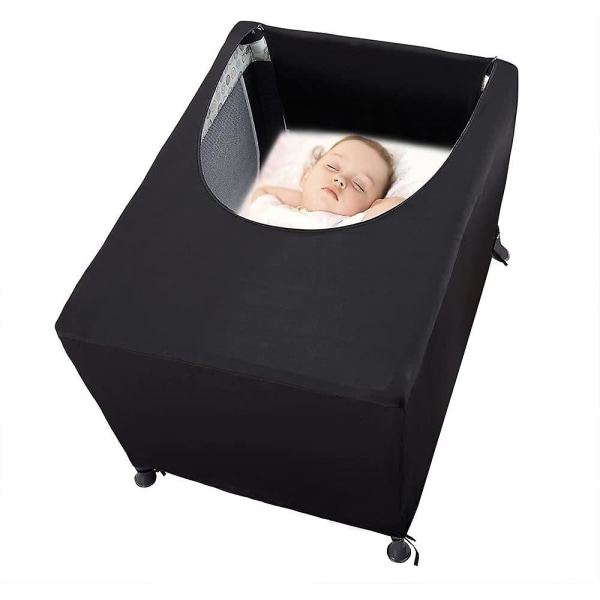 Baby Crib Cover Crib Shade Pustende solbeskyttelse elastikk
