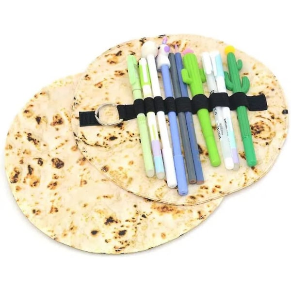 2st case Tortilla Roll, Funny Burrito Roll Pen Pouch Organizer