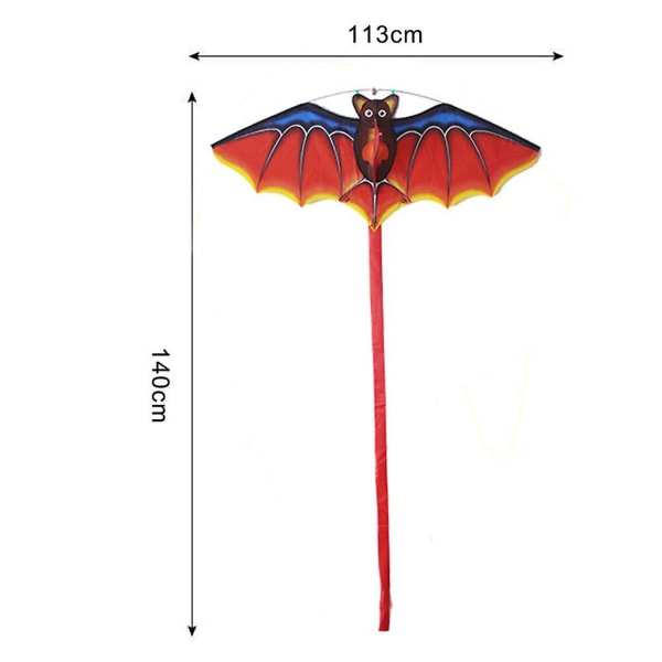 3D Bat Design Utomhusleksaker Flygande Drak Barn Vuxna Barn Drakflygande Leksaker