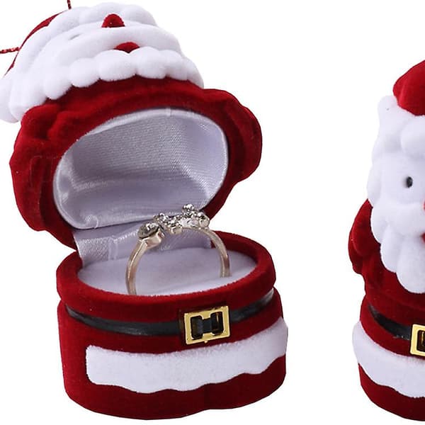 1 st Santa ringask med smyckeskrin Julgåva
