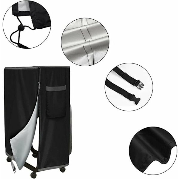 Fällbar sängförvaringsöverdrag Justerbar Vattentät Dammtät Multifunktionsöverdrag Inomhus Utomhus Fällbar säng Madrassöverdrag 99x38x114cm