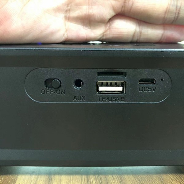 RGB Marquee Mini Soundbar Desktop Lang Bar Bærbar Subwoofer Høj Effekt Bluetooth Højttaler
