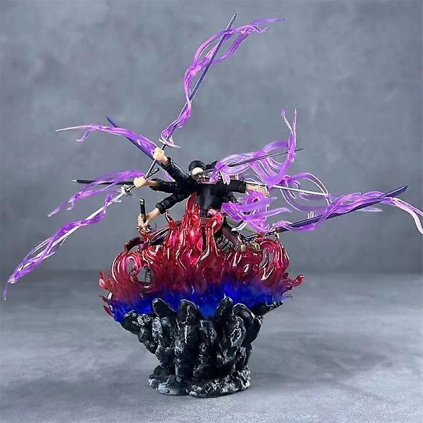 14cm Anime One Piece Zoro Figur Wano Onigashima 9 Swords Style Action Figurine Pvc Statue Model Samleobjekt Dekoration Legetøj Gave（Ingen æske）