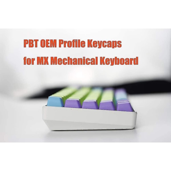 61 Pbt Keycaps 60%, Ducky One 2 Mini OEM Profil Rgb Keycap Sæt